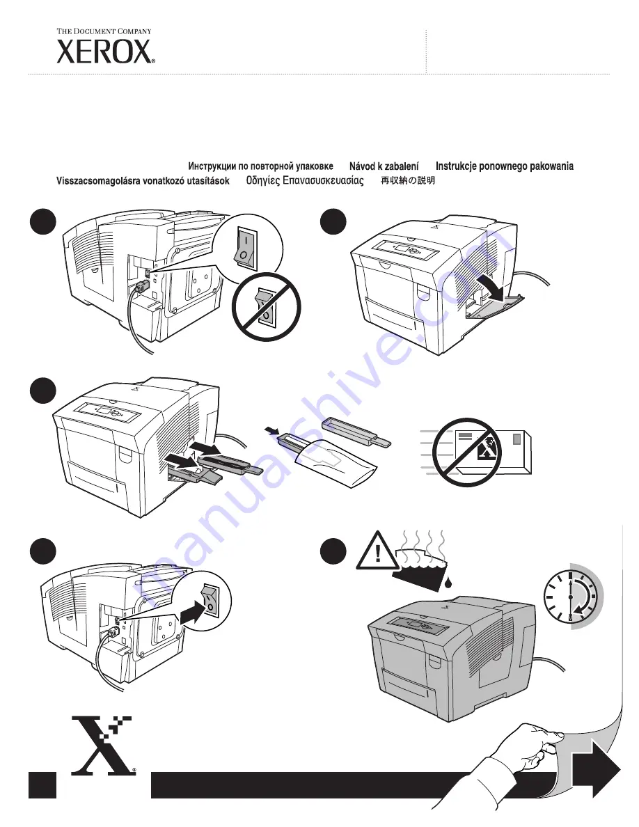 Xerox 8400N - Phaser Color Solid Ink Printer Скачать руководство пользователя страница 20