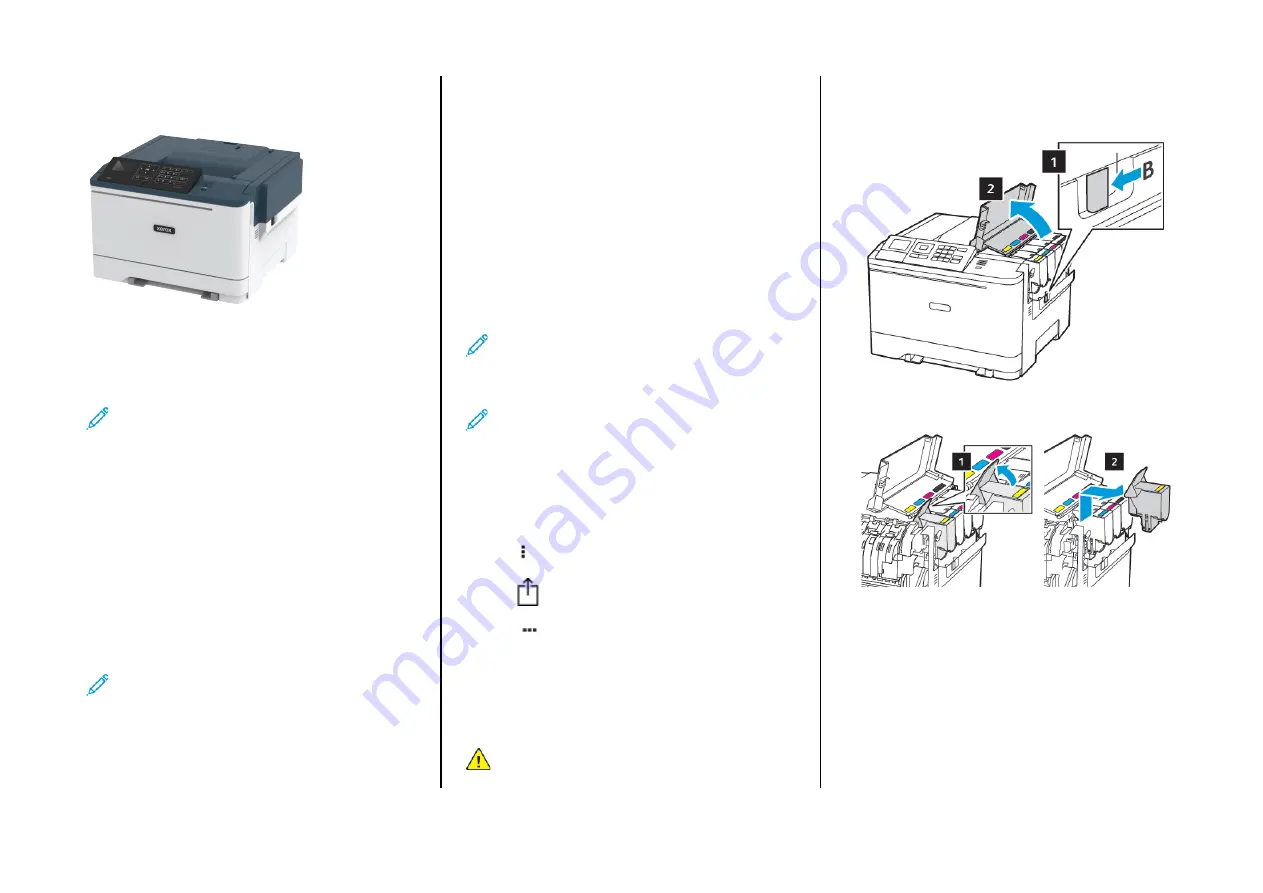 Xerox C310 Quick Reference Manual Download Page 1