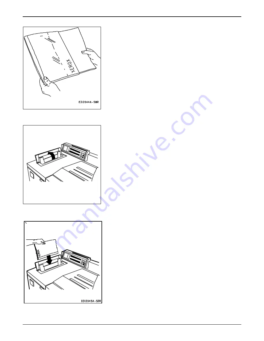 Xerox Document Binder 120 Operator'S Manual Download Page 62