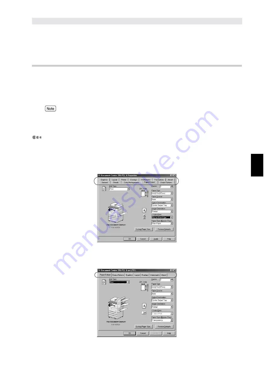 Xerox document centre 235 series User Manual Download Page 57