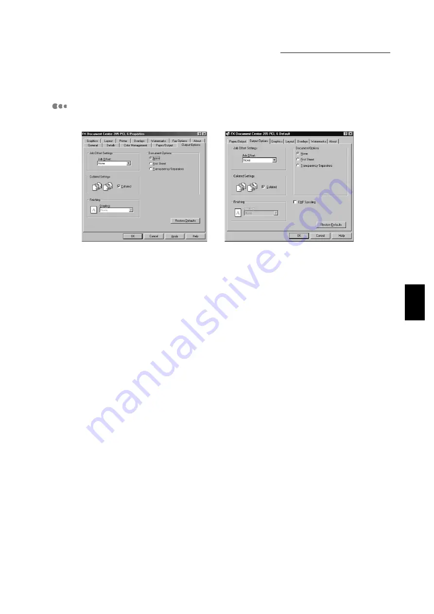 Xerox document centre 235 series User Manual Download Page 95