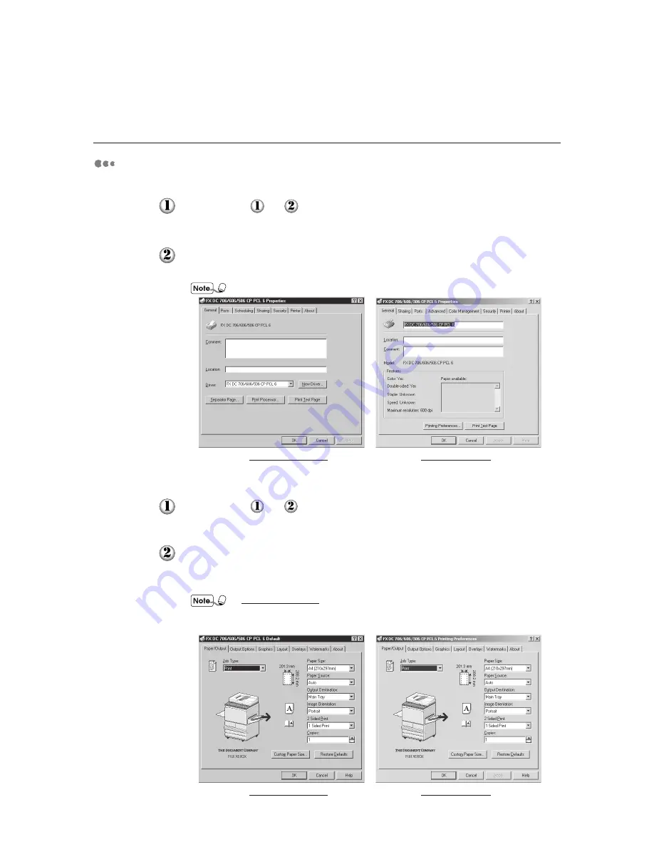 Xerox Document Centre 505 Series User Manual Download Page 68