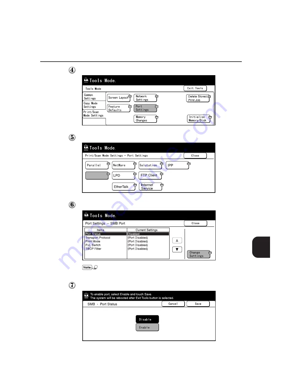 Xerox Document Centre 505 Series User Manual Download Page 121