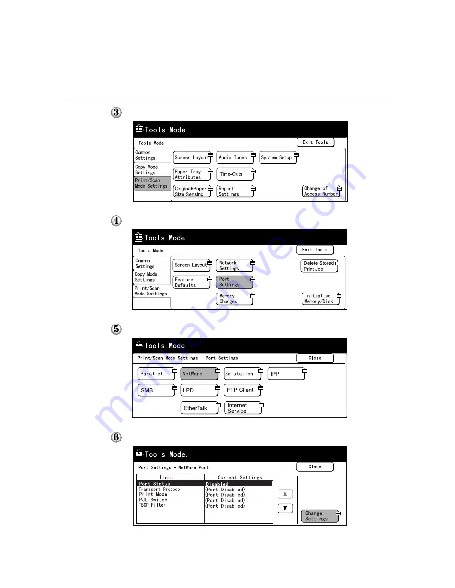 Xerox Document Centre 505 Series User Manual Download Page 142