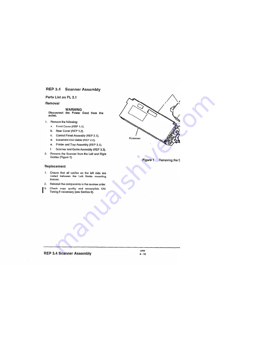 Xerox Document Workcenter 150 Service Manual Download Page 66