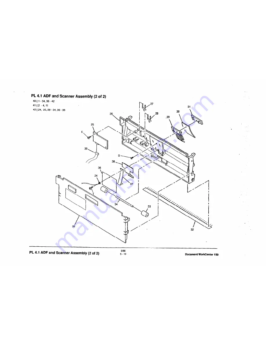 Xerox Document Workcenter 150 Скачать руководство пользователя страница 112