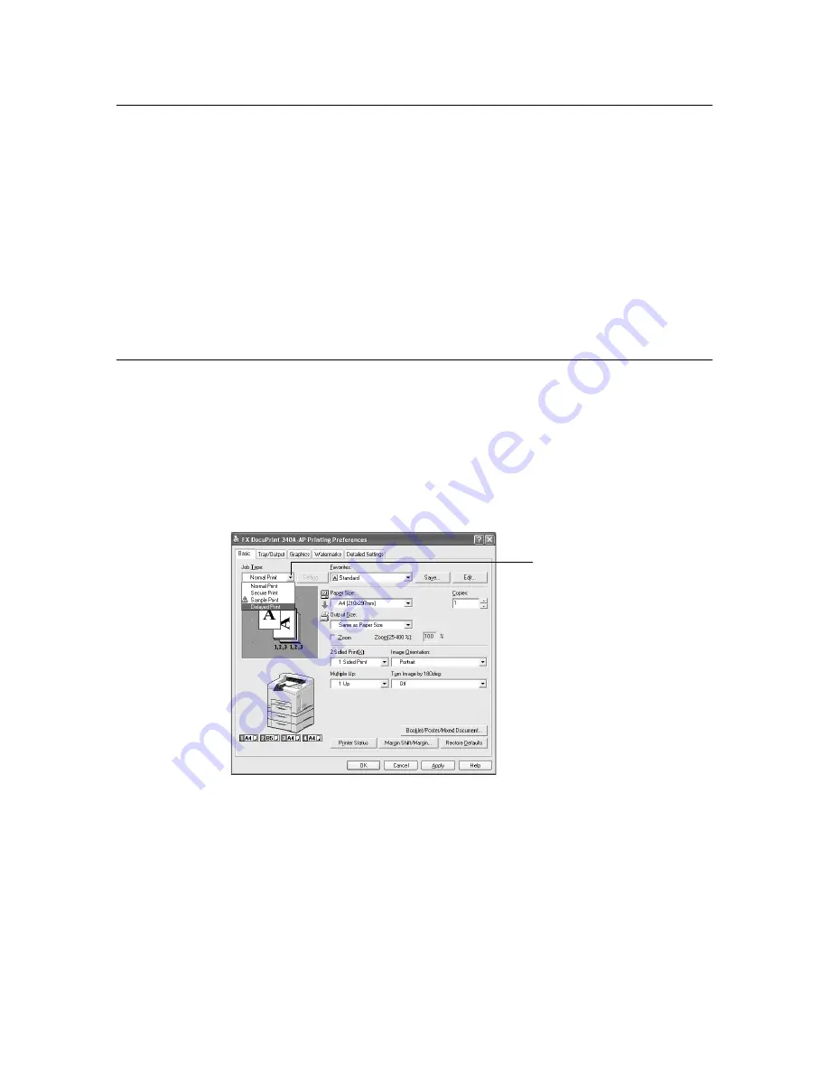 Xerox DocuPrint 240A User Manual Download Page 37