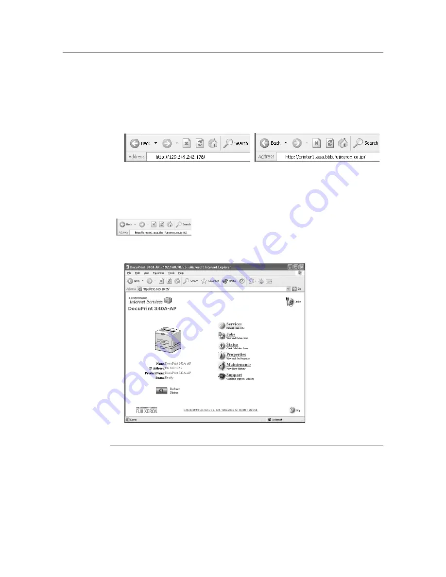 Xerox DocuPrint 240A User Manual Download Page 129