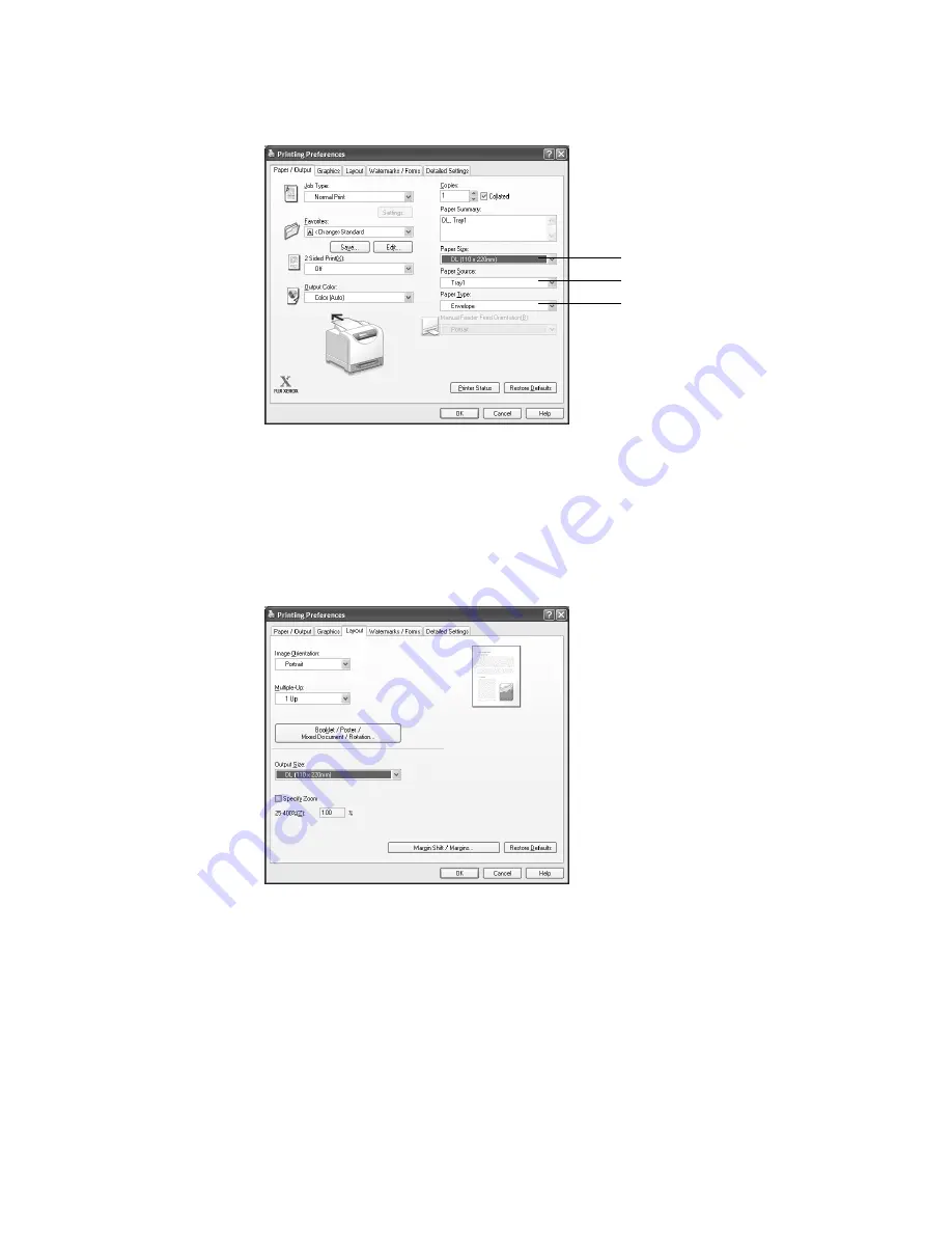 Xerox DocuPrint C1110 Скачать руководство пользователя страница 45