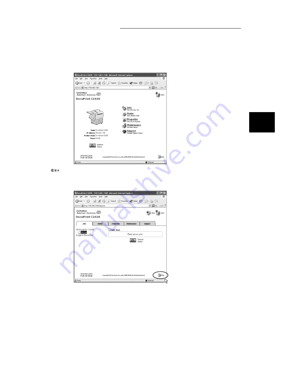 Xerox DocuPrint C2428 User Manual Download Page 43