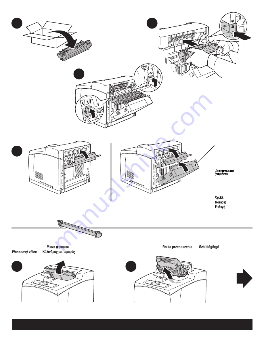 Xerox Phaser 4500DT Installation Manual Download Page 10