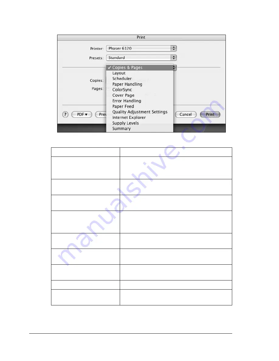 Xerox Phaser 6120 Reference Manual Download Page 55