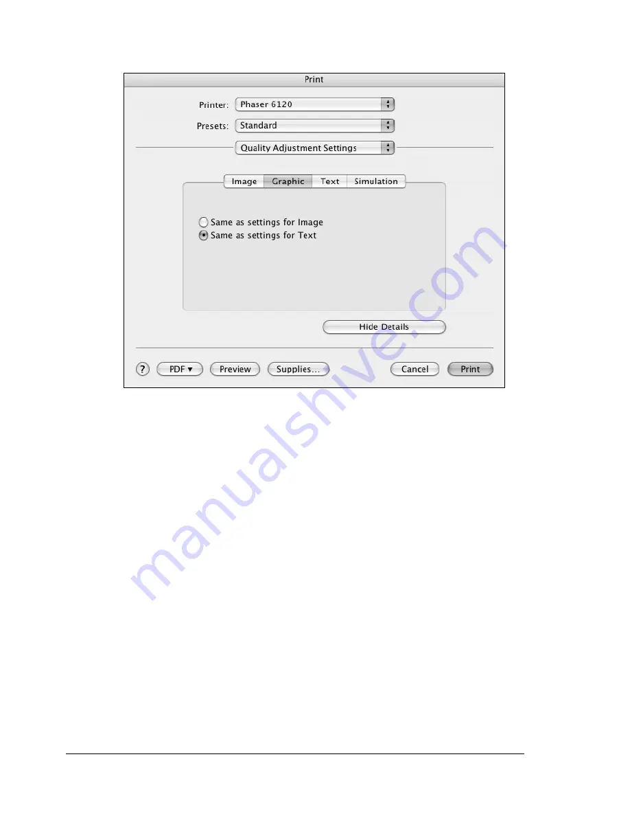 Xerox Phaser 6120 Reference Manual Download Page 67