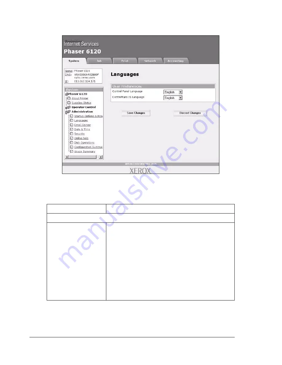 Xerox Phaser 6120 Reference Manual Download Page 143