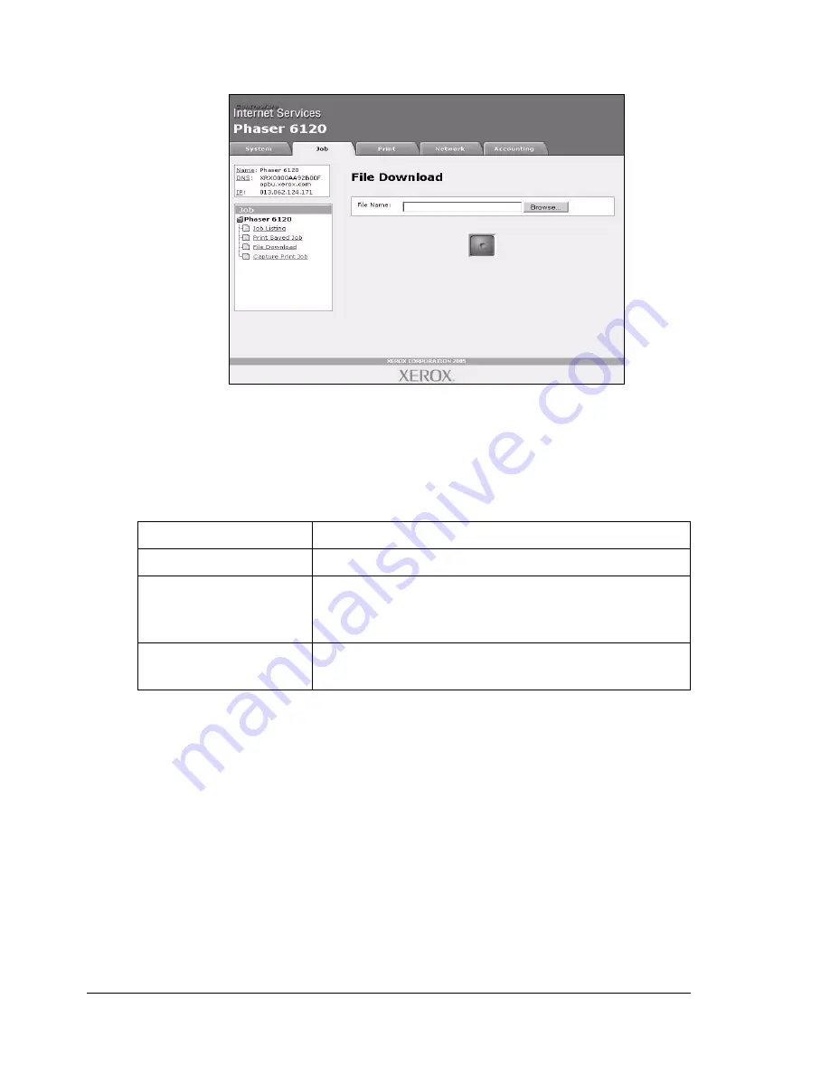 Xerox Phaser 6120 Reference Manual Download Page 157