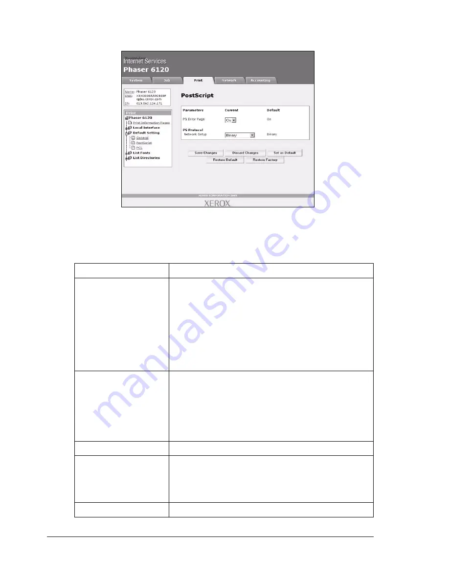 Xerox Phaser 6120 Скачать руководство пользователя страница 165