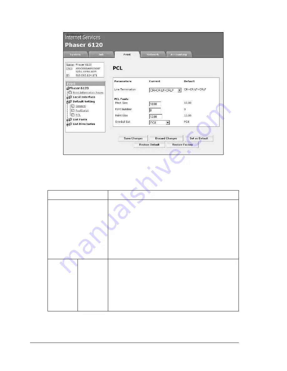 Xerox Phaser 6120 Reference Manual Download Page 167