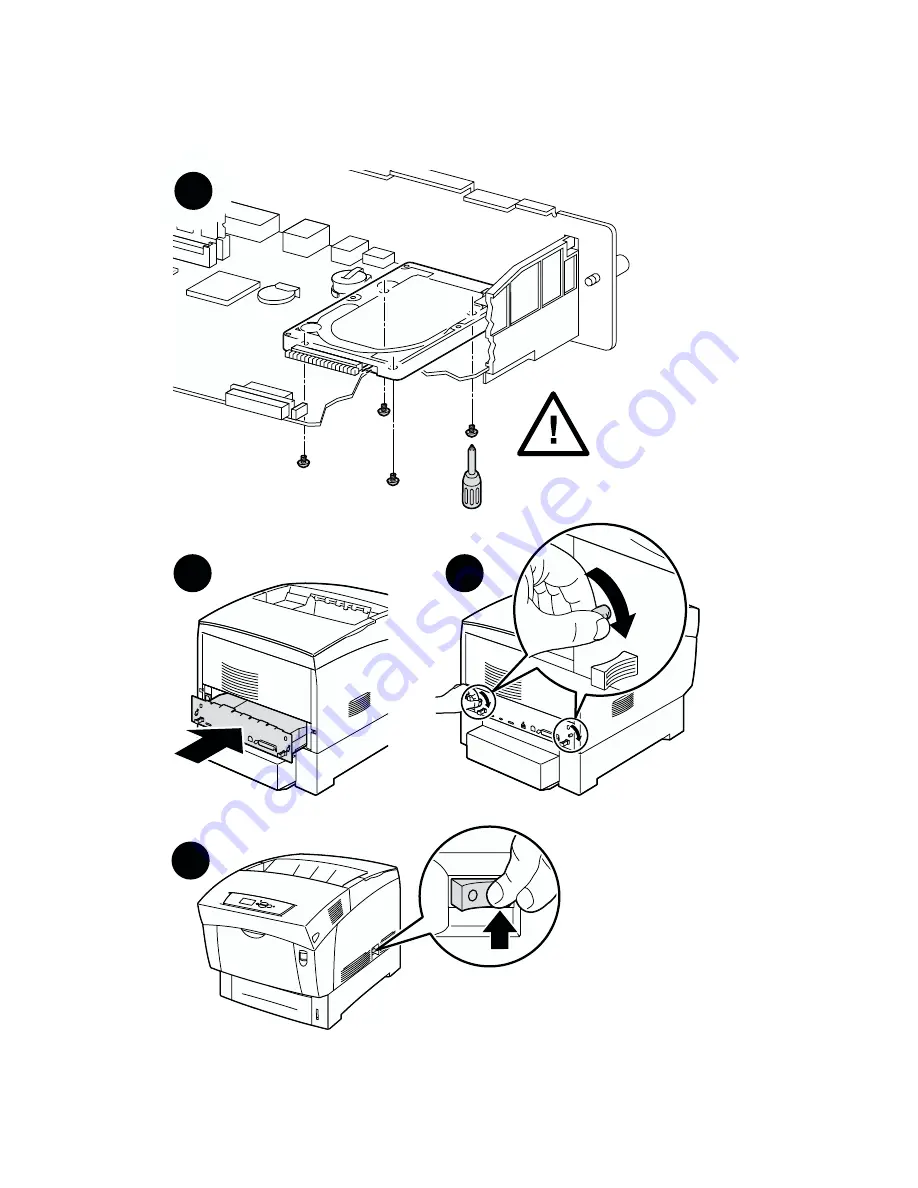 Xerox Phaser 6200B Quick Setup Manual Download Page 2