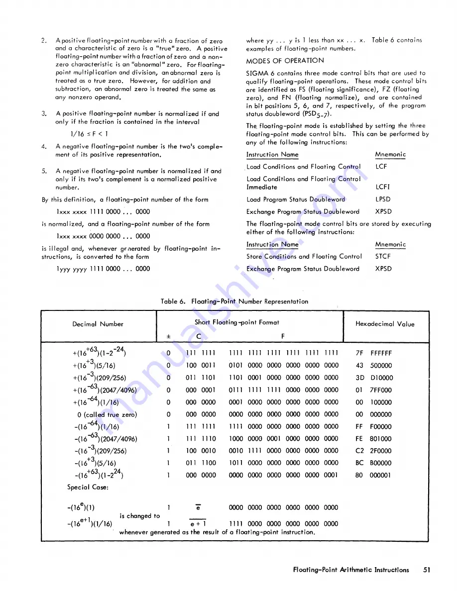 Xerox Sigma 6 Reference Manual Download Page 59