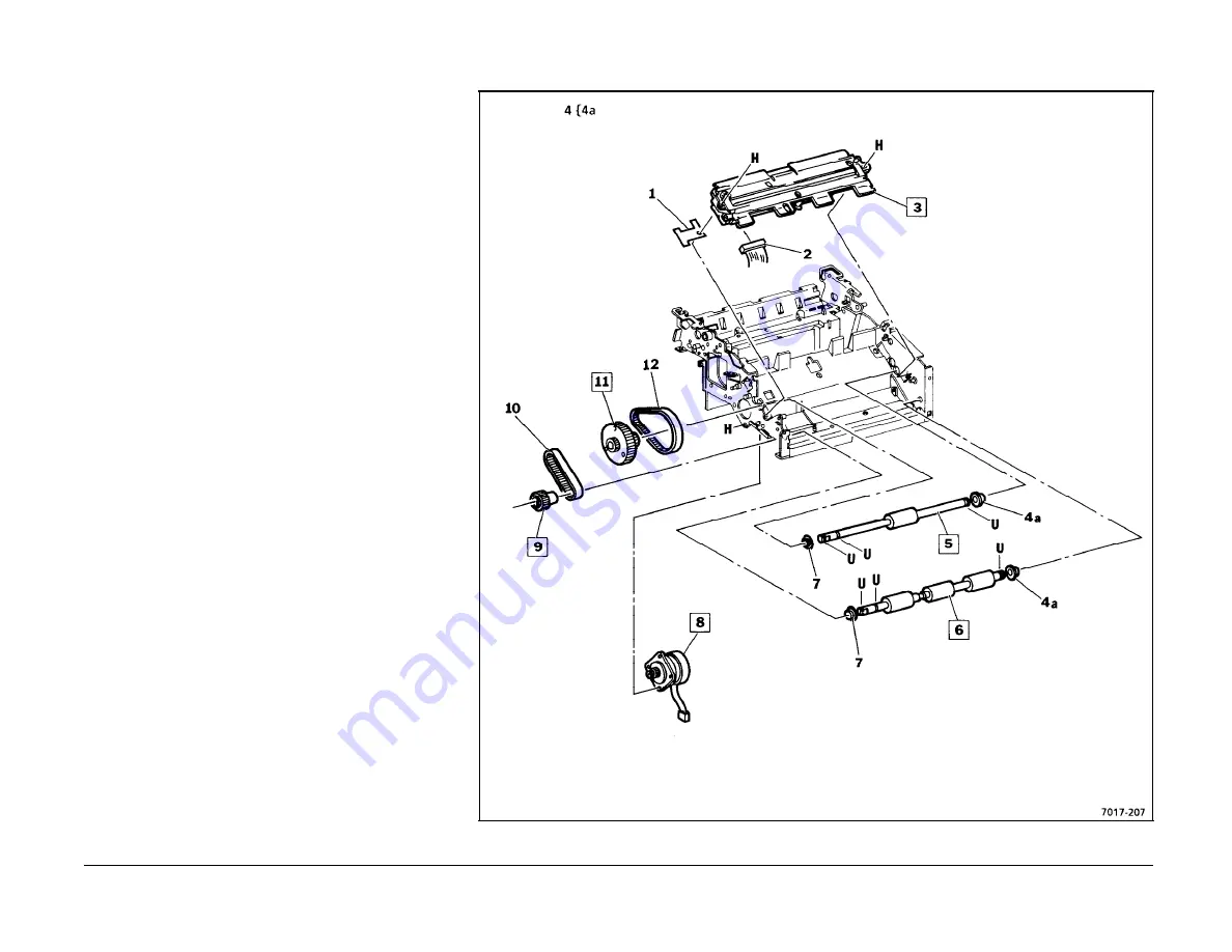 Xerox Telecopier 7017 Technical Reference Manual Download Page 102