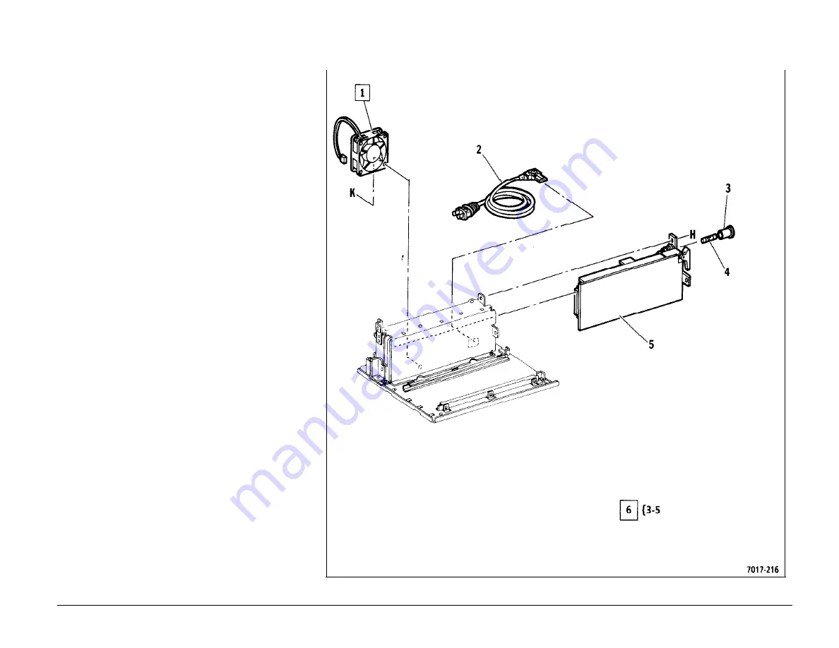 Xerox Telecopier 7017 Technical Reference Manual Download Page 107