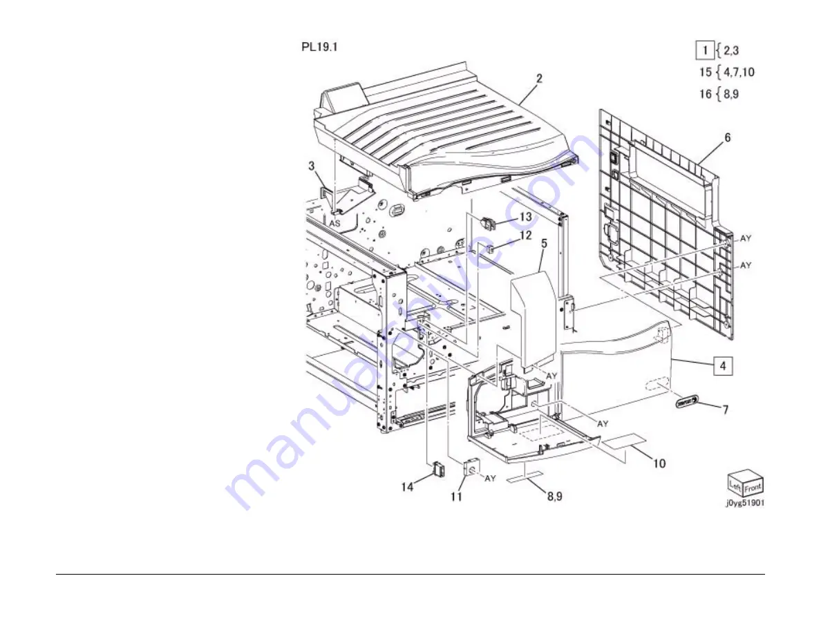 Xerox WorkCentre 5021 Service Documentation Download Page 246