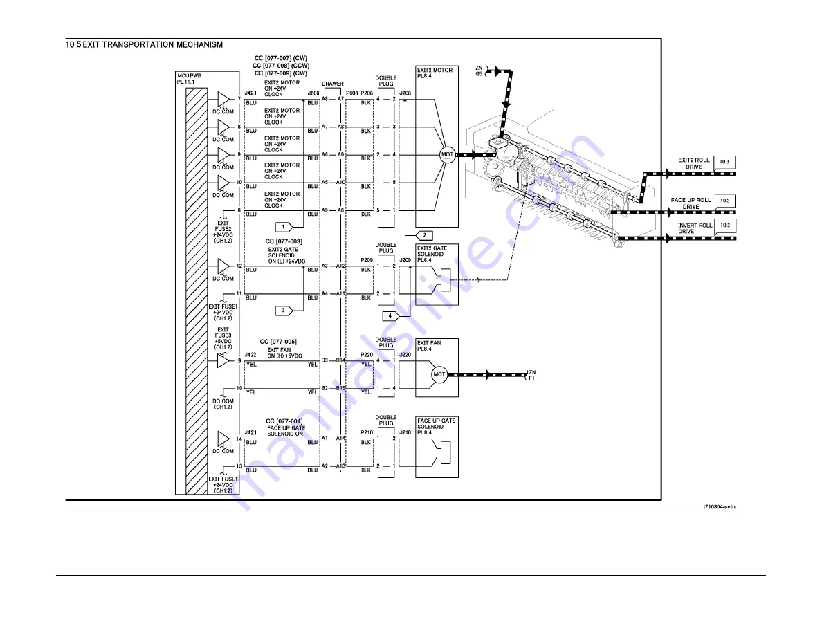 Xerox WorkCentre 7132 Service Documentation Download Page 1701