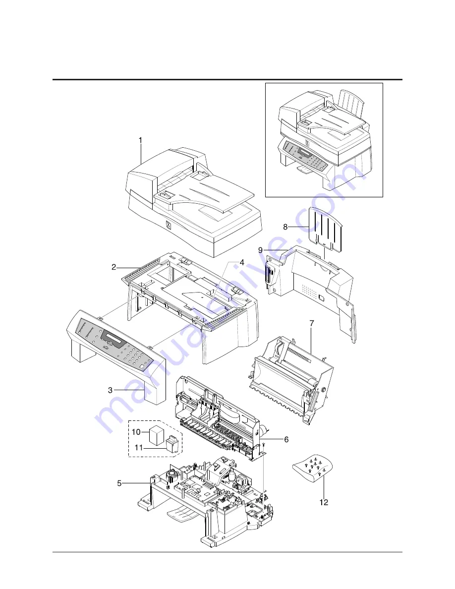 Xerox WorkCentre XK50cx Service Manual Download Page 69