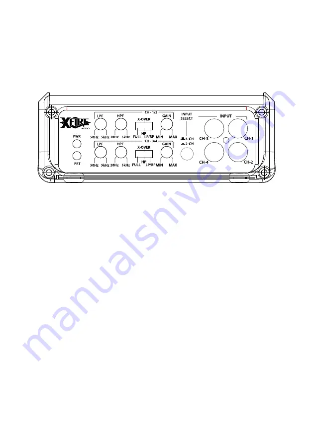 XFIRE AUDIO E-6004D Скачать руководство пользователя страница 8