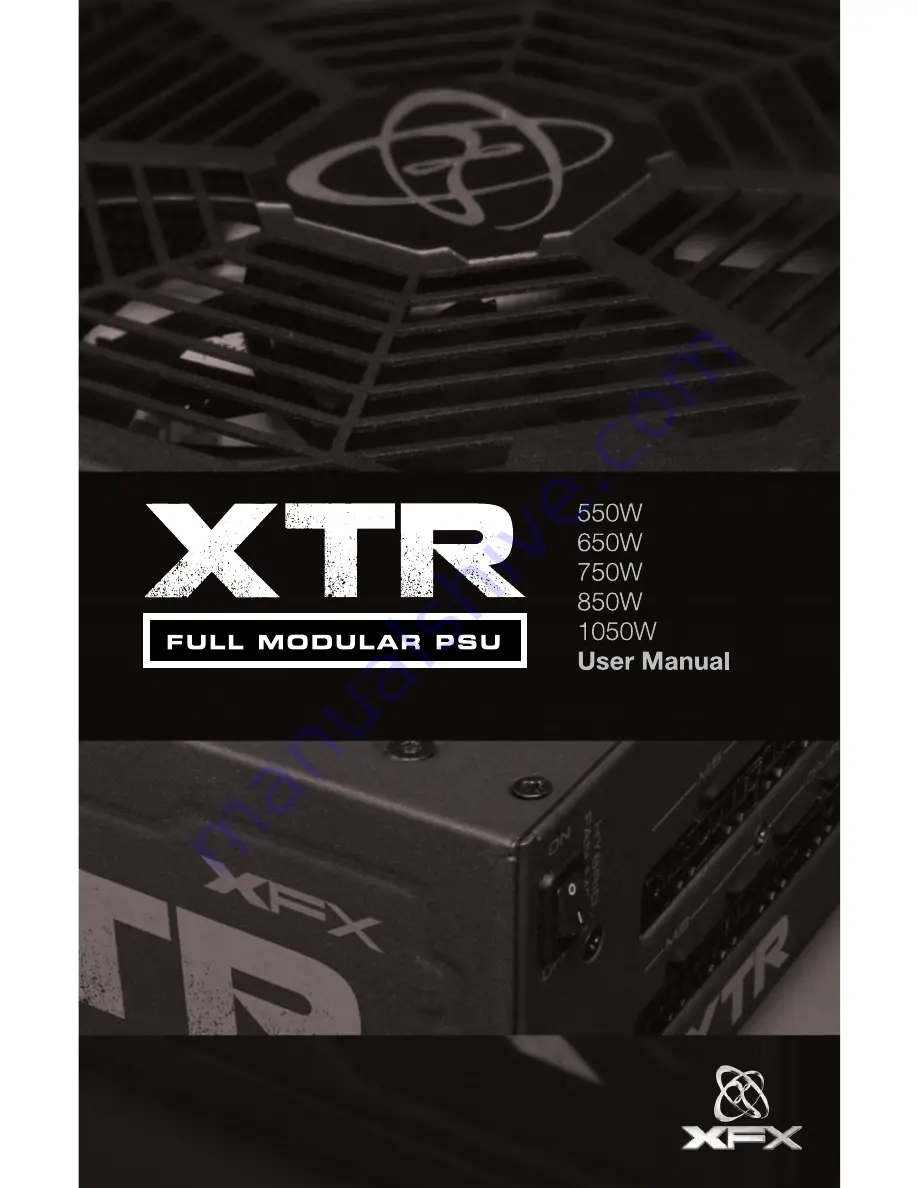 XFX XTR 1050W Скачать руководство пользователя страница 1