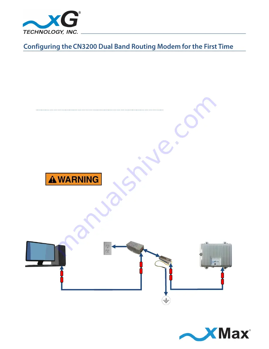 xG Technology CN3200-PS-2500-900-1-EXT Скачать руководство пользователя страница 12