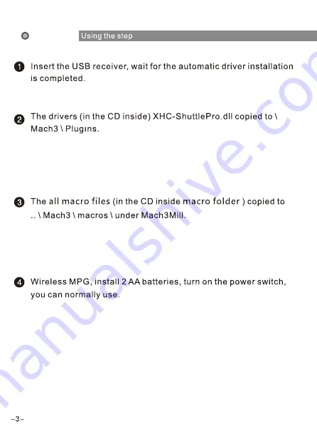 XHC WHB04B-4:4 Instructions Manual Download Page 4