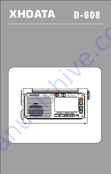 XHDATA D-608 Скачать руководство пользователя страница 1