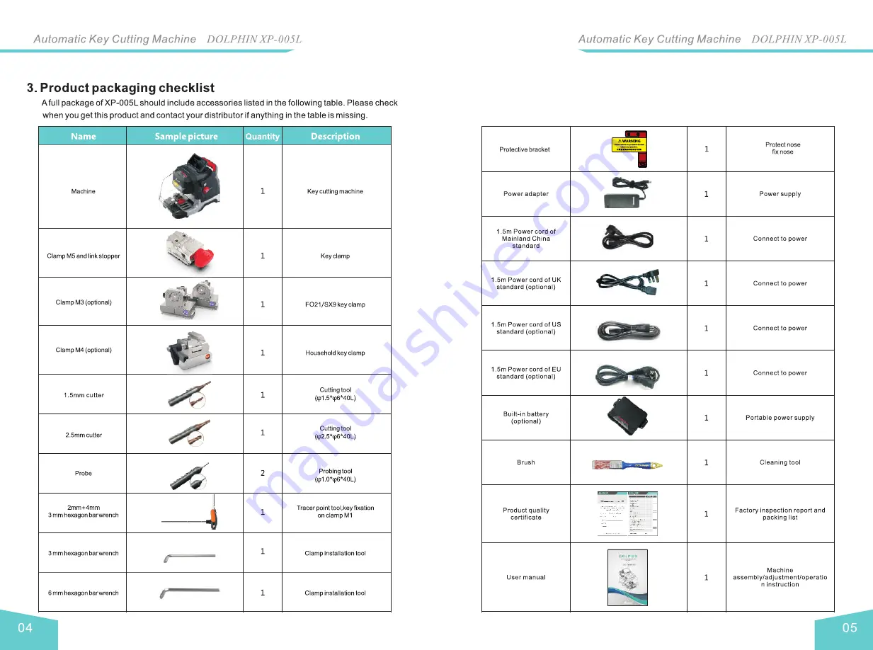 Xhorse Dolphin XP-005L User Manual Download Page 4