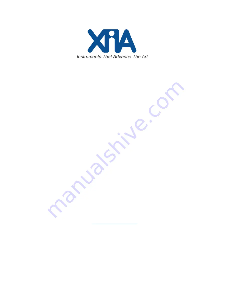 XIA PZ-TIO User Manual Download Page 1