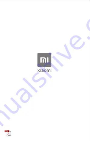 Xiaomi Mi X04G User Manual Download Page 1