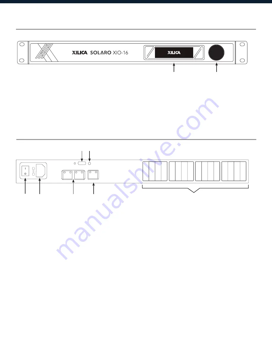 Xilica Audio Design SOLARO XIO 16 Скачать руководство пользователя страница 4