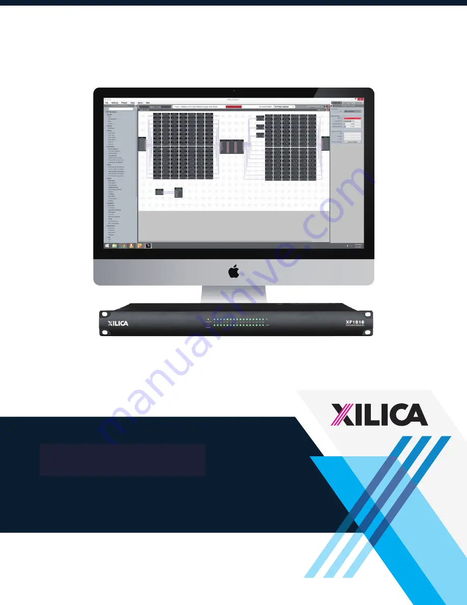 Xilica Audio Design XF1616 Скачать руководство пользователя страница 1