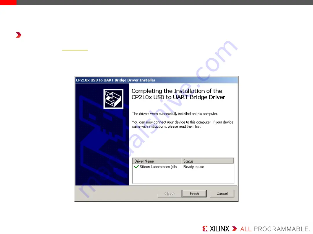 Xilinx VCU118 Software Install And Board Setup Download Page 17