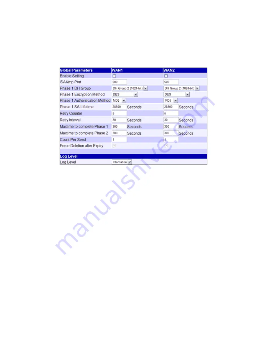 XiNCOM Twin WAN XC-DPG503 Скачать руководство пользователя страница 59