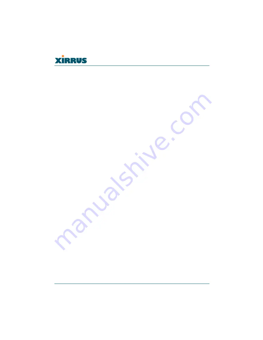 Xirrus Wi-Fi Array XS-3900 User Manual Download Page 35