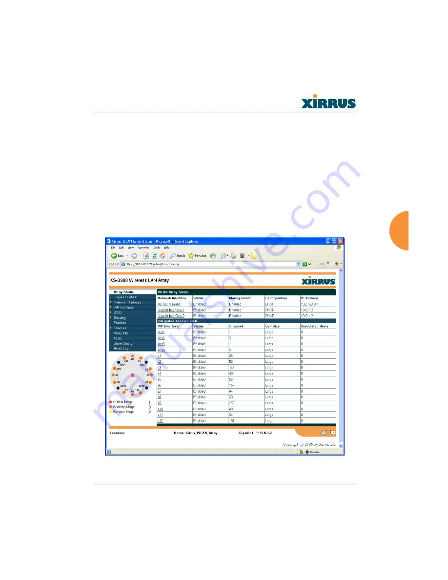 Xirrus Wi-Fi Array XS-3900 Скачать руководство пользователя страница 100