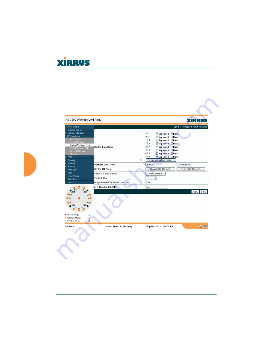 Xirrus Wi-Fi Array XS-3900 User Manual Download Page 131