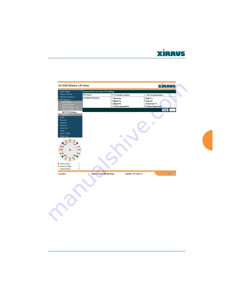 Xirrus Wi-Fi Array XS-3900 User Manual Download Page 138