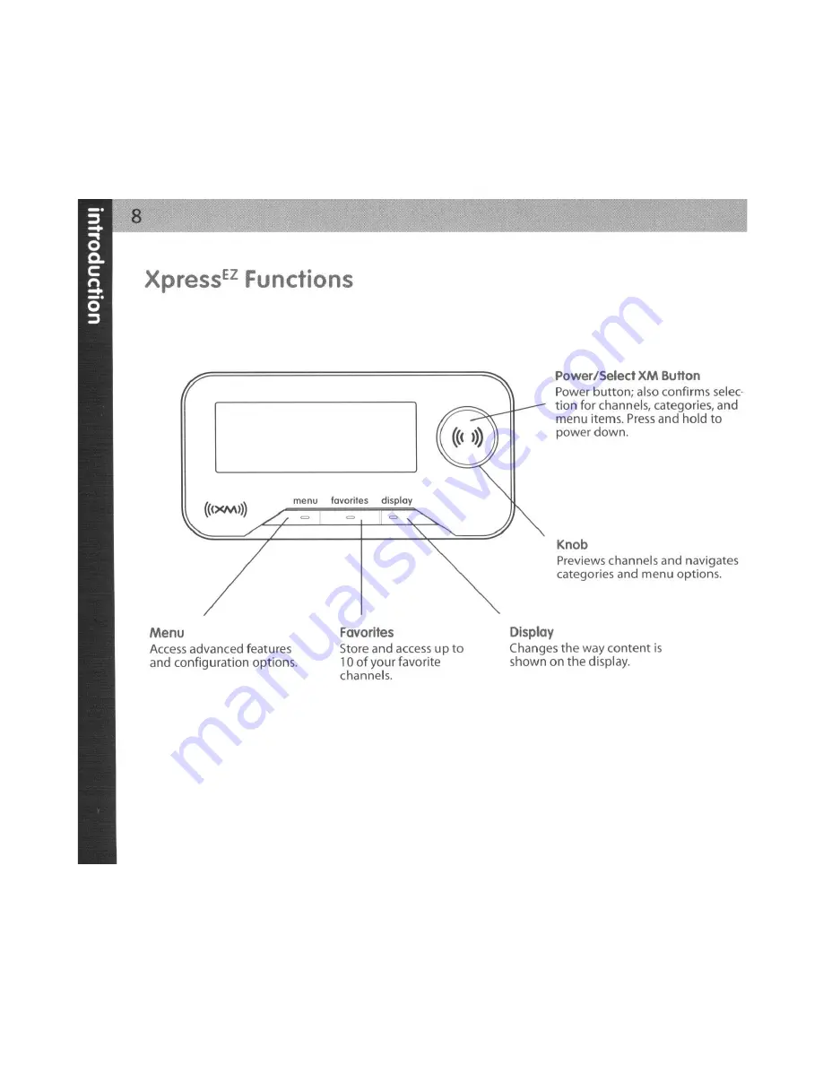 XM Satellite Radio Audiovox XMCK5P XPRESS-EZ Скачать руководство пользователя страница 8