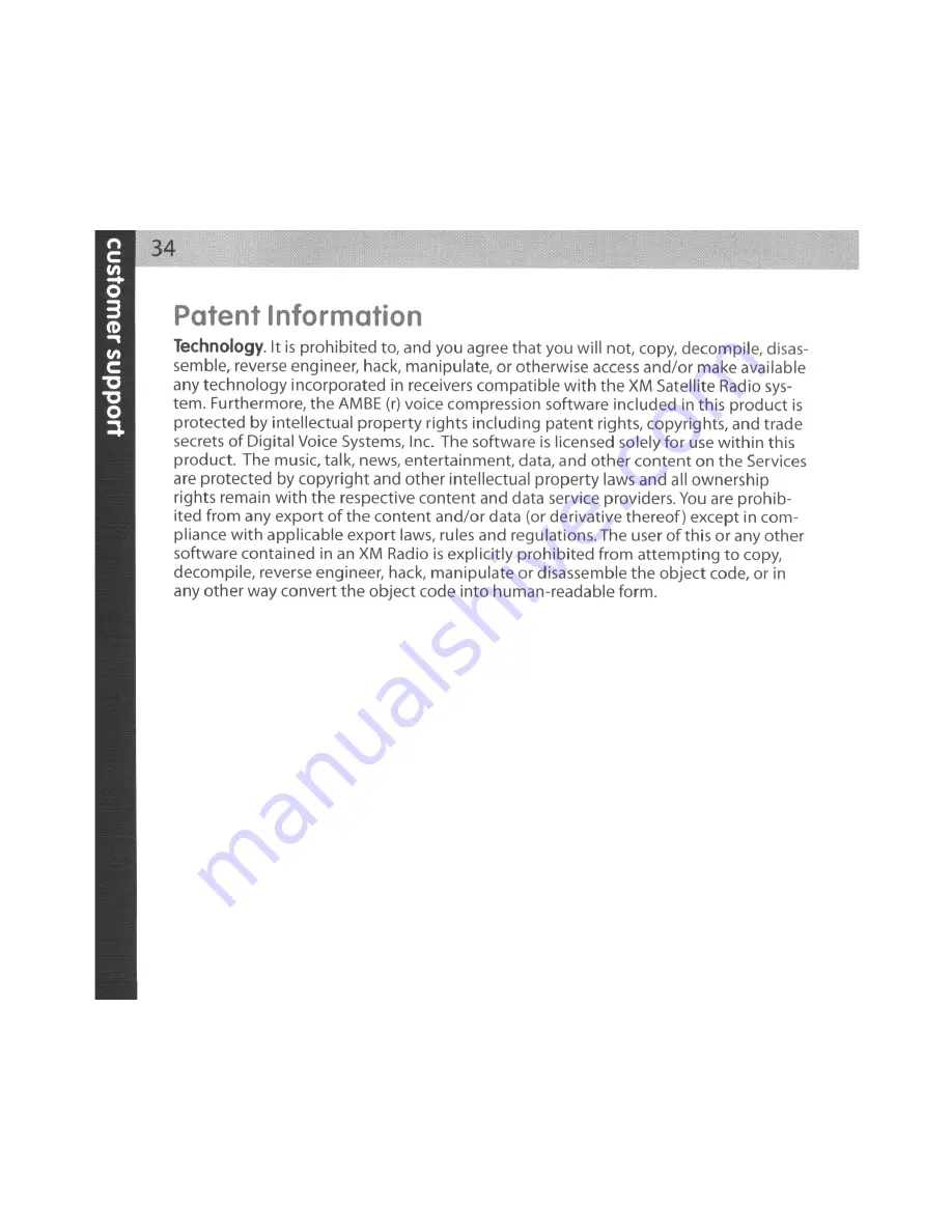 XM Satellite Radio Audiovox XMCK5P XPRESS-EZ User Manual Download Page 34