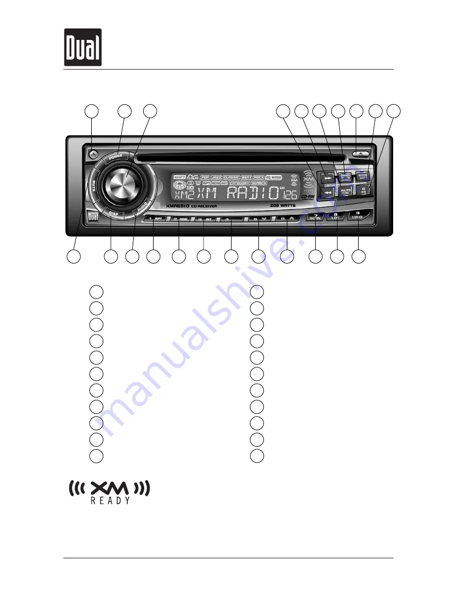 XM Satellite Radio XMR6910 Installation Manual Download Page 4