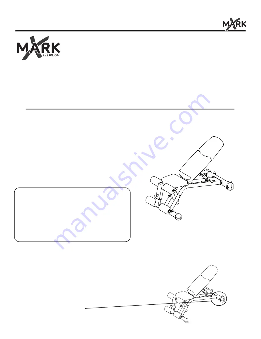 XMark Fitness XM-7628 Owner'S Manual Download Page 4