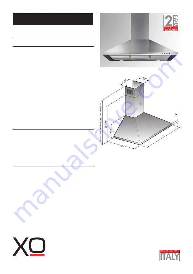 Xo XOB24S Manual Download Page 24