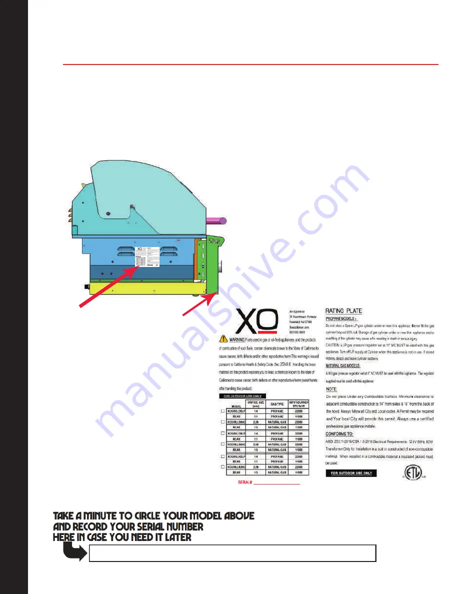 Xo XOGRILL30 Скачать руководство пользователя страница 43